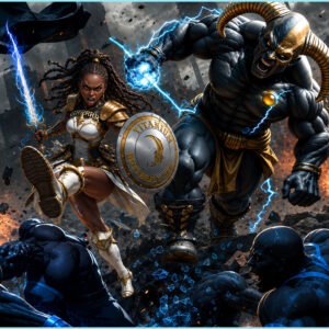 Lulu Princess Warrior and The Black Mighty Thor